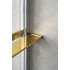 Kép 3/9 - Walk-in falra szerelhető zuhanypolc törölközőtartóval, 60-140cm, zlato mat