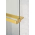 Kép 5/9 - Walk-in falra szerelhető zuhanypolc törölközőtartóval, 60-140cm, zlato mat