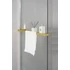 Kép 8/9 - Walk-in falra szerelhető zuhanypolc törölközőtartóval, 60-140cm, zlato mat