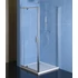 Kép 1/8 - POLYSAN EASY LINE nyílóajtó oldalfallal, 800-900x900mm, transzparent üveg