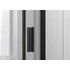 Kép 9/9 - POLYSAN EASY LINE BLACK nyílóajtó fix résszel, 760-900mm, matt fekete profil/BRICK üveg