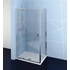 Kép 1/8 - POLYSAN EASY LINE nyílóajtó oldalfallal, 900-1000x900mm, transzparent üveg