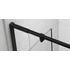 Kép 8/9 - POLYSAN EASY LINE BLACK nyílóajtó fix résszel, 880-1020mm, matt fekete profil/BRICK üveg