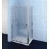 Kép 1/4 - POLYSAN EASY LINE nyílóajtó oldalfallal, 900-1000x800mm, BRICK üveg