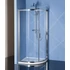 Kép 1/10 - POLYSAN EASY LINE íves zuhanykabin, 1100x800mm, L/R, transzparent üveg