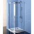 Kép 1/5 - POLYSAN EASY LINE íves zuhanykabin, 800x800mm, transzparent üveg