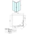 Kép 2/8 - POLYSAN EASY LINE szögletes zuhanykabin, 900x900mm, transzparent üveg