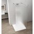 Kép 1/4 - ESCA CHROME Walk-in zuhanyfal, szabadonálló, matt üveg, 1100mm