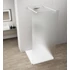 Kép 1/4 - ESCA WHITE MATT Walk-in zuhanyfal, szabadonálló, matt üveg, 1500mm