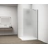 Kép 6/6 - ESCA CHROME Walk-in zuhanyfal, falra szerelhető, matt üveg, 700mm