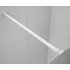 Kép 3/4 - ESCA WHITE MATT Walk-in zuhanyfal, szabadonálló, füst üveg, 1100mm