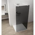Kép 1/4 - ESCA WHITE MATT Walk-in zuhanyfal, szabadonálló, füst üveg, 1200mm
