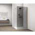 Kép 1/4 - ESCA GOLD MATT Walk-in zuhanyfal, falra szerelhető, füst üveg, 1400mm
