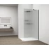 Kép 4/6 - ESCA BLACK MATT Walk-in zuhanyfal, falra szerelhető, flutes üveg, 1200mm