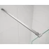 Kép 4/4 - ESCA CHROME Walk-in zuhanyfal, szabadonálló, flutes üveg, 1500mm