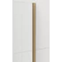 Kép 5/6 - ESCA GOLD MATT Walk-in zuhanyfal, falra szerelhető, barna üveg, 1000mm
