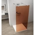 Kép 1/4 - ESCA CHROME Walk-in zuhanyfal, szabadonálló, barna üveg, 1300mm
