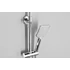 Kép 7/8 - AQUALINE FACTOR teleszkópos zuhanyoszlop csapteleppel, mag.:757-1117mm, bekötés:150mm, króm