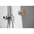 Kép 8/8 - AQUALINE FACTOR teleszkópos zuhanyoszlop csapteleppel, mag.:757-1117mm, bekötés:150mm, króm