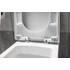 Kép 6/9 - AQUALINE DONA WC-ülőke, soft close, easy take, PP, fehér,