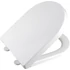 Kép 1/9 - AQUALINE DONA WC-ülőke, soft close, easy take, PP, fehér,
