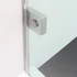 Kép 5/7 - POLYSAN FORTIS EDGE nyílóajtó fix résszel, balos, 800mm, transzparent üveg, króm
