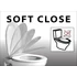 Kép 3/6 - AQUALINE WC-ülőke, integrált és kivehető gyerek betéttel, soft close