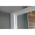 Kép 12/12 - AQUALINE AMICO nyílóajtó fix résszel, 740-820x1850mm, fehér profil, transzparent üveg