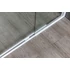 Kép 9/12 - AQUALINE AMICO nyílóajtó fix résszel, 740-820x1850mm, fehér profil, transzparent üveg