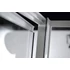 Kép 11/12 - AQUALINE AMICO nyílóajtó fix résszel, 820-1020x1850mm, fehér profil, transzparent üveg