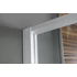Kép 12/12 - AQUALINE AMICO nyílóajtó fix résszel, 820-1020x1850mm, fehér profil, transzparent üveg