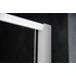 Kép 8/12 - AQUALINE AMICO nyílóajtó fix résszel, 820-1020x1850mm, fehér profil, transzparent üveg