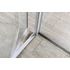 Kép 10/12 - AQUALINE AMICO nyílóajtó fix résszel, 820-1020x1850mm, fehér profil, transzparent üveg