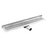 Kép 1/3 - GELCO MANUS INOX padlóösszefolyó ONDA rosttal, fal éléhez, 650x112x55mm