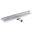 Kép 1/3 - GELCO MANUS INOX padlóösszefolyó ONDA rosttal, fal éléhez, 1050x112x55mm
