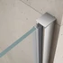 Kép 6/8 - GELCO LORO nyílóajtó fix résszel, 1100mm, transzparent üveg, króm
