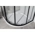Kép 7/12 - GELCO SIGMA SIMPLY íves zuhanykabin, 800x800mm, R550, transzparent üveg, matt fekete