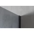 Kép 6/6 - VARIO BLACK Fix zuhanyfal, fali profillal, merőleges merevítő nélkül, füst üveg, 800mm