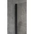 Kép 6/6 - VARIO BLACK Fix zuhanyfal, fali profillal, merőleges merevítő nélkül, matt üveg, 1000mm