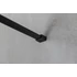 Kép 4/5 - VARIO BLACK Szabadon álló zuhanyfal merőleges merevítőkkel, nordic üveg, 1200mm