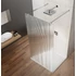 Kép 1/4 - VARIO CHROME Szabadon álló zuhanyfal merőleges merevítőkkel, nordic üveg, 1400mm