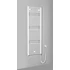 Kép 3/5 - AQUALINE DIRECT-E elektromos fürdőszobai radiátor fűtőpatronnal, egyenes, 450x1320mm, 400W, fehér