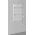 Kép 3/6 - AQUALINE DIRECT-E elektromos fürdőszobai radiátor fűtőpatronnal, egyenes, 600x960mm, 400W, fehér