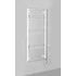 Kép 3/6 - AQUALINE ORBIT-E elektromos fürdőszobai radiátor fűtőpatronnal, íves, 600x1320mm, 600W, fehér