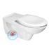 Kép 1/3 - SENIOR Fali WC mozgáskorlátozottak, CLEAN ON, 37x73cm