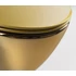 Kép 6/8 - CREAVIT PAULA WC ülőke, Slim soft close, duroplast, arany