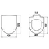 Kép 2/4 - CREAVIT GRANDE WC-ülőke, Soft Close