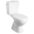 Kép 1/3 - AQUALINE MIGUEL monoblokkos WC, alsó kifolyású, króm duál gombos öblítőmechanika