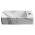 Kép 6/7 - SMALL MARGITHA kerámiamosdó, 38x22cm, jobbos, carrara
