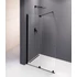 Kép 3/8 - POLYSAN MODULAR SHOWER tolóajtó fix résszel, 1200mm, fekete, transzparent üveg